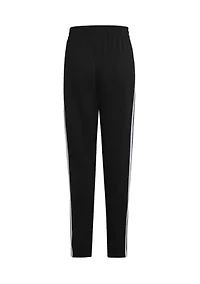Boys 8-20 Elastic Waistband Essential 3-Stripe Tapered Pants