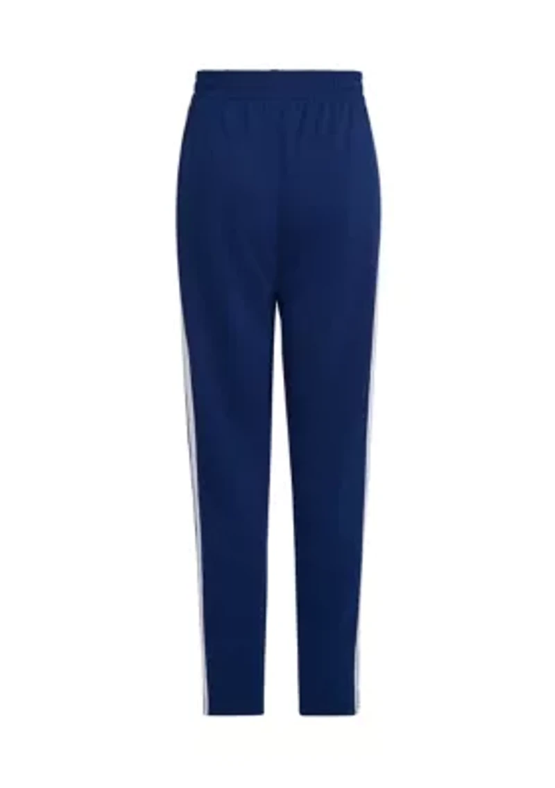 Boys 8-20 Elastic Waistband Essential 3-Stripe Tapered Pants