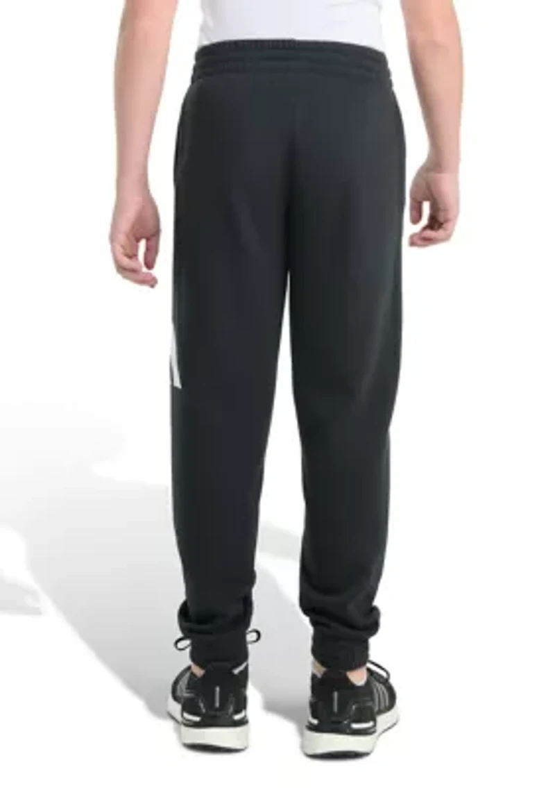 Boys 8-20 Elastic Waistband Essential Big Logo Fleece Jogger Pants