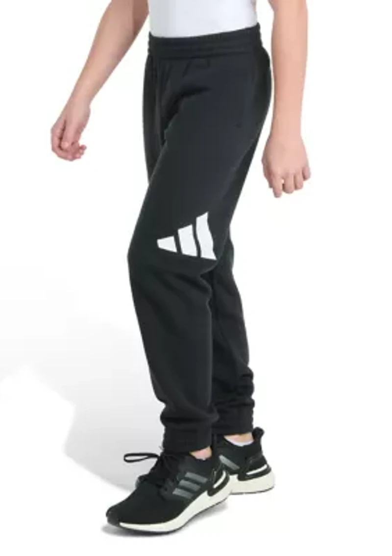 Boys 8-20 Elastic Waistband Essential Big Logo Fleece Jogger Pants