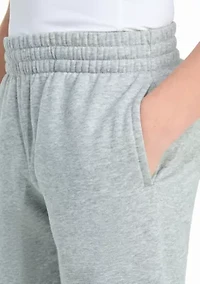 Boys 8-20 Elastic Waistband Essential Big Logo Fleece Heather Jogger Pants