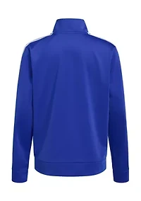 Boys 8-20 Long Sleeve Color Blocked Tricot Jacket