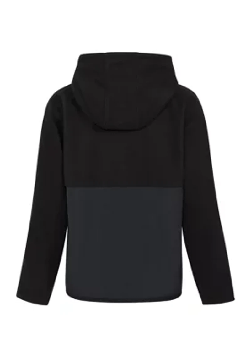 Boys 8-20 Long Sleeve Full Zip Cozy Mix Jacket