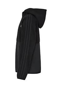Boys 8-20 Long Sleeve Full Zip Cozy Mix Jacket