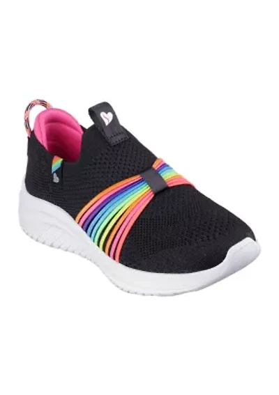 Big Kid Girls Ultra Flex 3.0 Sneakers - Rainbow Speed