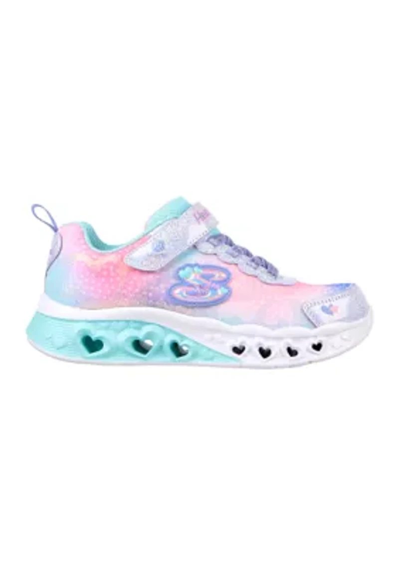 Youth Girls Flutter Heart Lights - Simply Love Sneakers