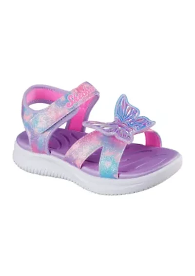 Big Kid Girls Jumpsters Sandal - Butterfly Brights