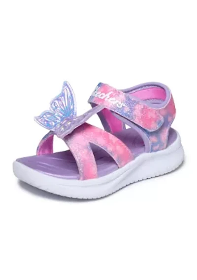 Little Kid Girls Jumpsters Sandal - Butterfly Brights