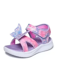 Little Kid Girls Jumpsters Sandal - Butterfly Brights