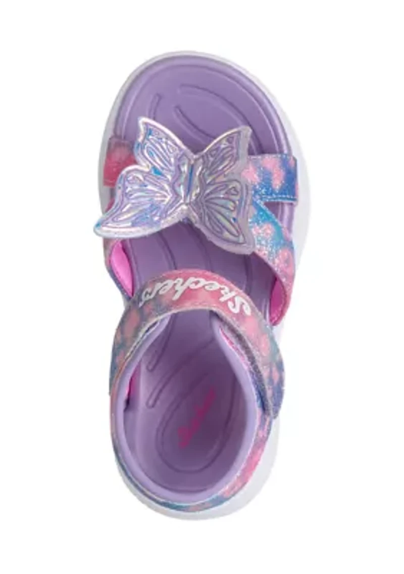 Little Kid Girls Jumpsters Sandal - Butterfly Brights