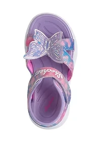 Little Kid Girls Jumpsters Sandal - Butterfly Brights