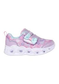 Little Kid Girls Heart Lights Sneakers - Boogie Land