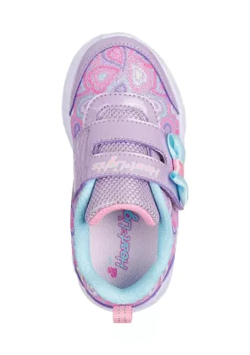 Little Kid Girls Heart Lights Sneakers - Boogie Land