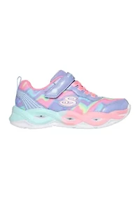 Youth Girls S-Lights Twisty Glow Sneakers - Sorbet Swirl