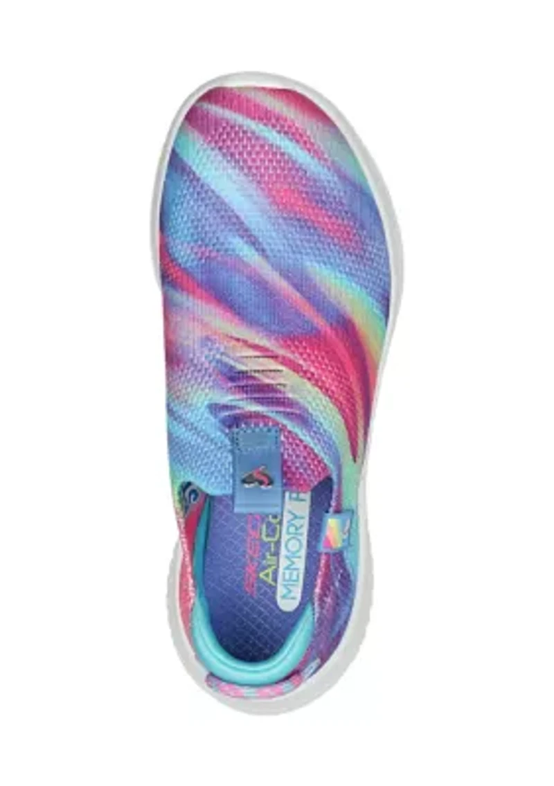 Youth Girls Ultra Flex 3.0 - Color Me Sleek Sneakers