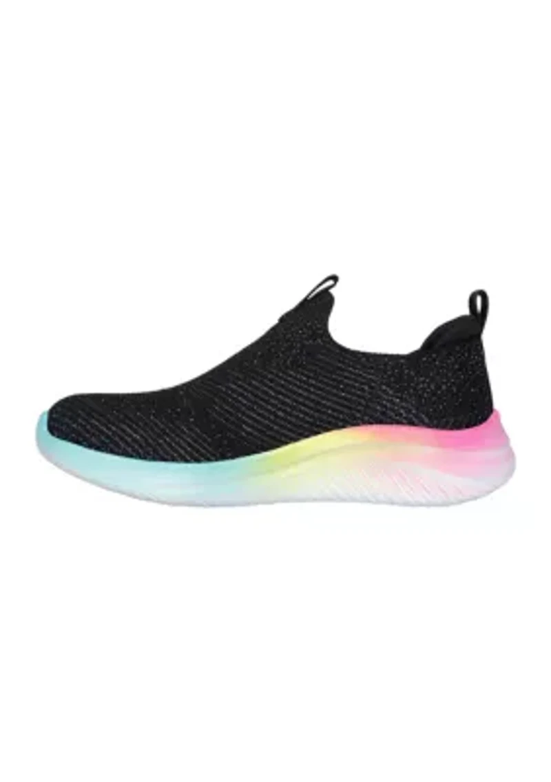 Youth Girls Ultra Flex 3.0 Sneakers - Shimmer Stroll