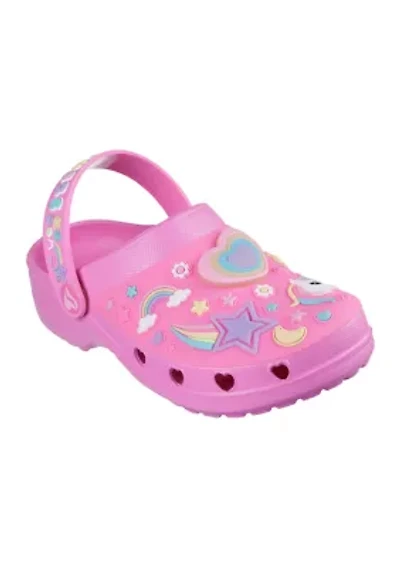 Youth Girls Foamies®: Heart Charmer - Clogs Girly Land