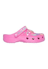 Youth Girls Foamies®: Heart Charmer - Clogs Girly Land
