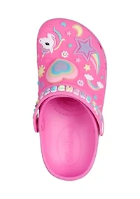 Youth Girls Foamies®: Heart Charmer - Clogs Girly Land