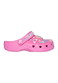 Toddler Girls Foamies®: Heart Charmer Clogs - Girly Land