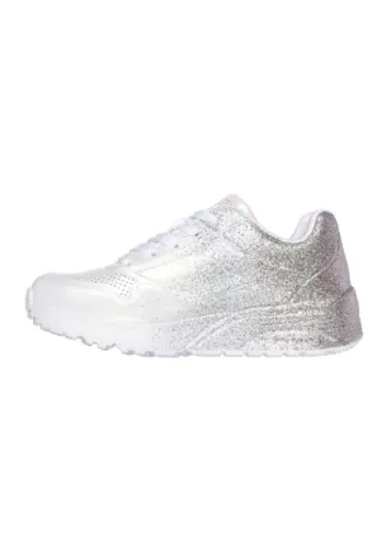 Big Kid Girls Uno Lite Sneakers- Metallic Shimmers