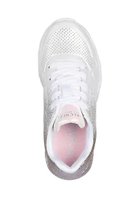Big Kid Girls Uno Lite Sneakers- Metallic Shimmers