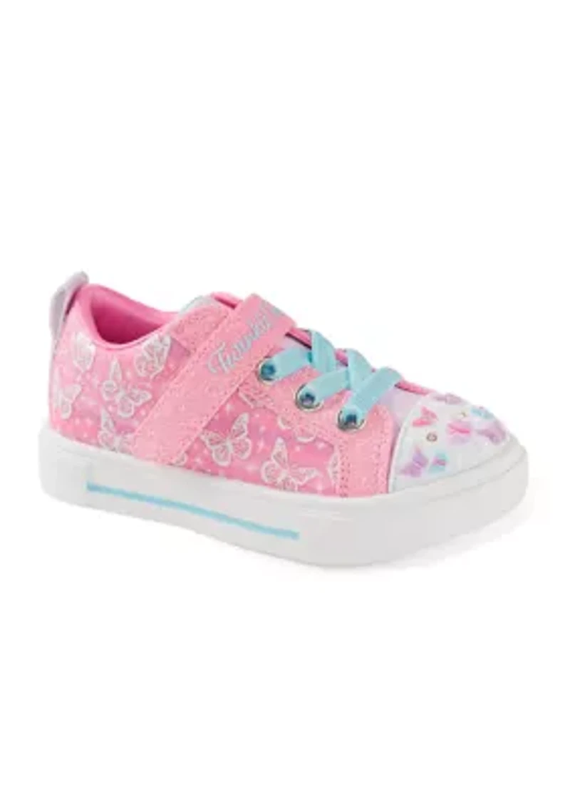 Little Kid Girls Light Up Twinkle Toes Sparks Ombre Sneakers