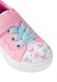 Little Kid Girls Light Up Twinkle Toes Sparks Ombre Sneakers