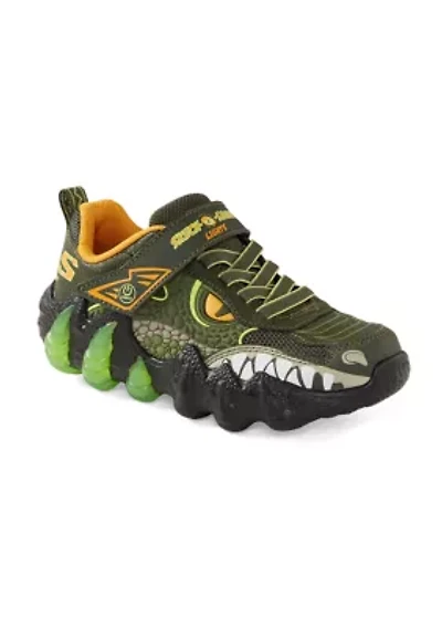 Big Kid Boys Light Up Skech O Saurus 2.0 Sneakers