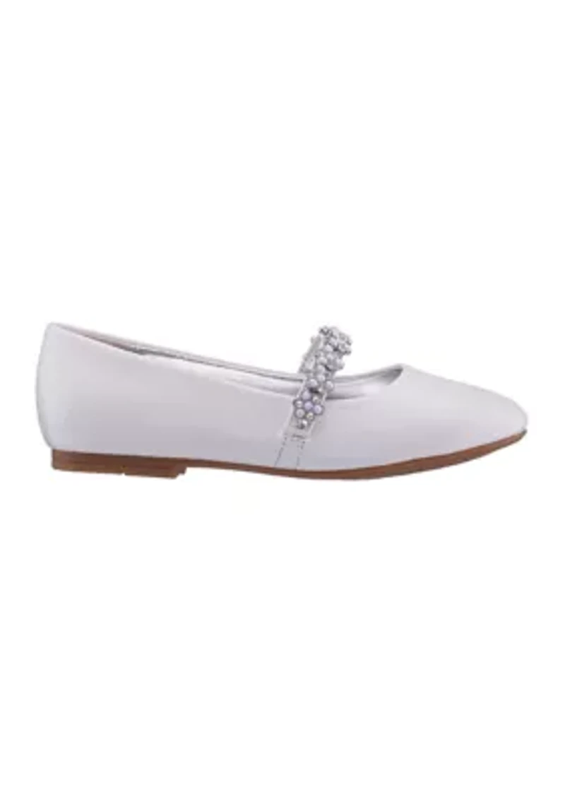 Big Kid Girls Joansie Pearl Strap Flats