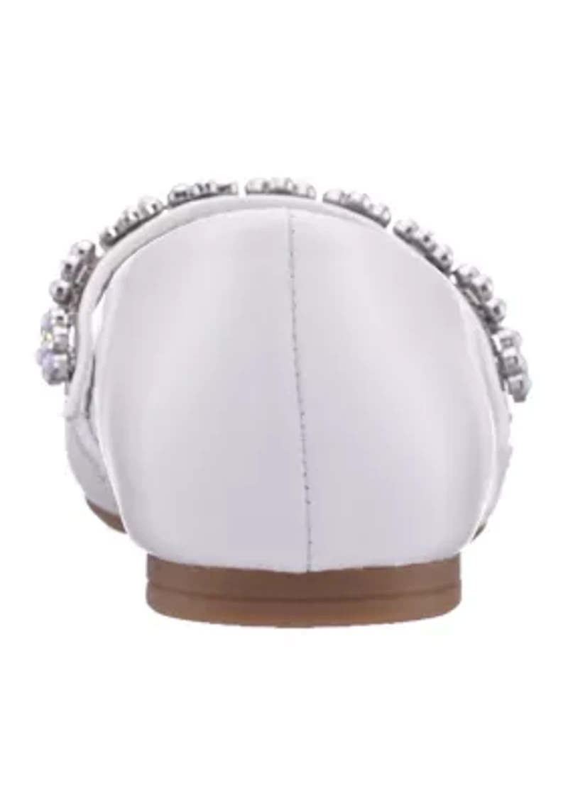 Big Kid Girls Joansie Pearl Strap Flats