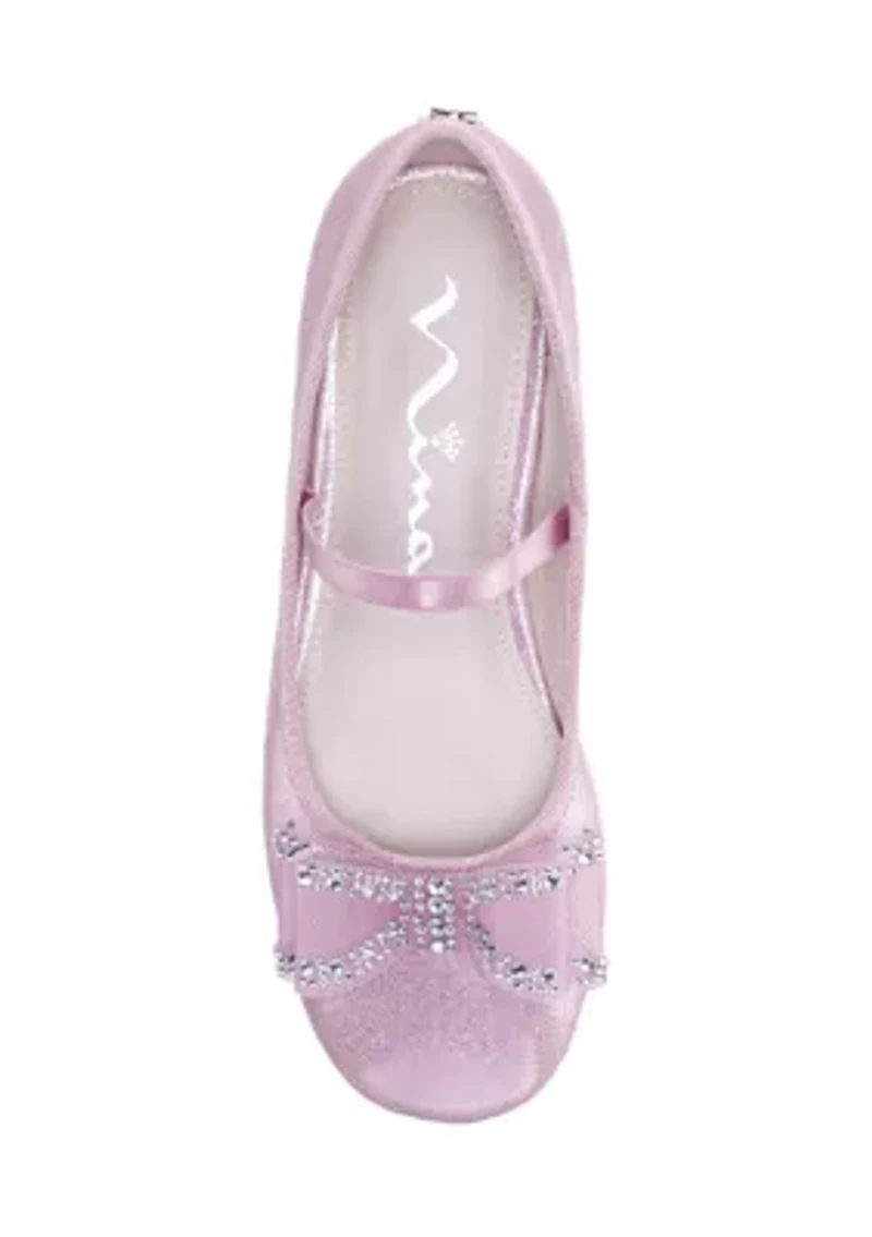 Big Kid Girls Sidnee Mary Jane Rhinestone Flats