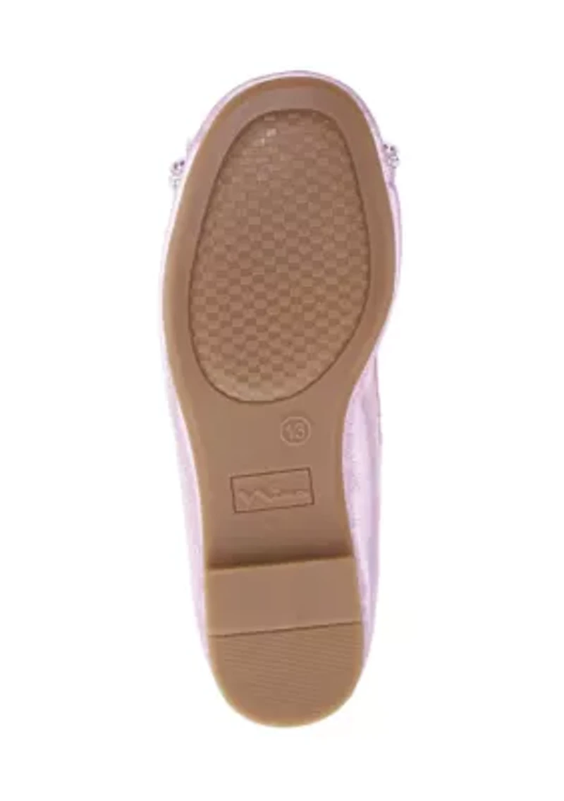 Big Kid Girls Sidnee Mary Jane Rhinestone Flats