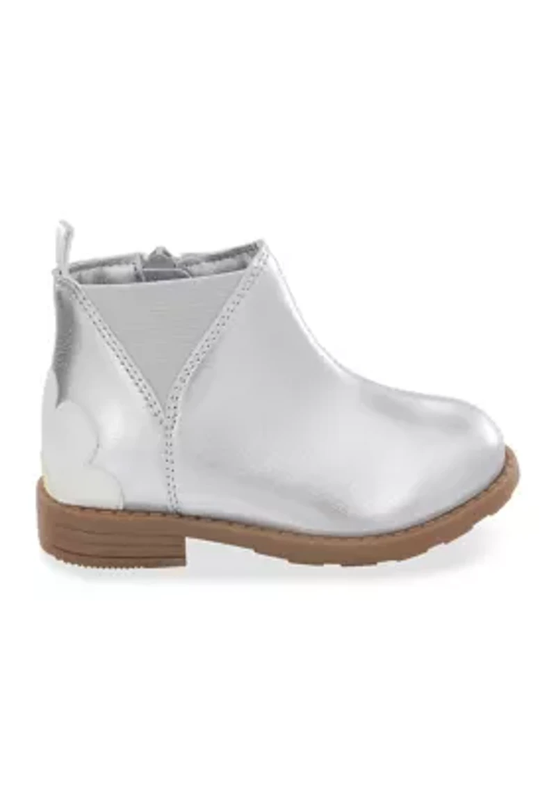 Toddler Girls Elia Silver Daisy Boots
