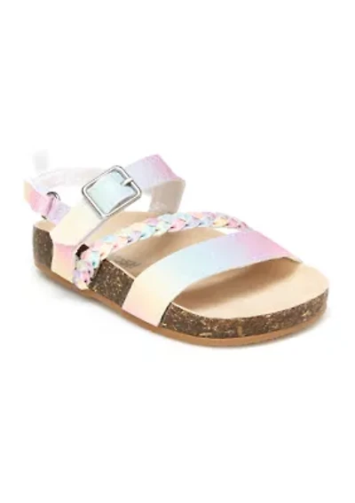 Toddler Girls Faith Ombré Footbed Sandals