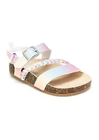 Toddler Girls Faith Ombré Footbed Sandals