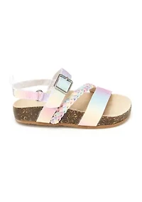 Toddler Girls Faith Ombré Footbed Sandals