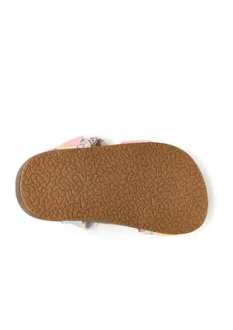 Toddler Girls Faith Ombré Footbed Sandals