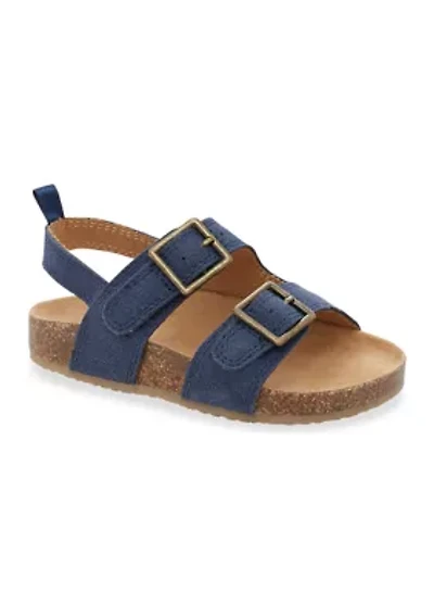 Toddler Girls Bruno Double Strap Footbed Sandals