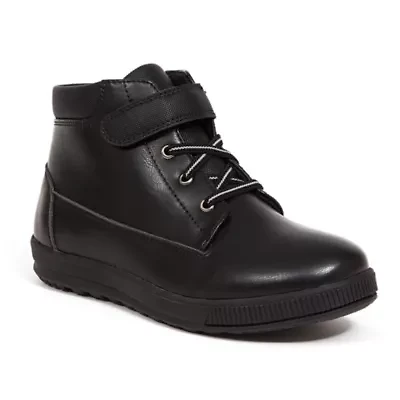 Deer Stags Kid's Quinton Memory Foam Dress Casual Comfort High Top Sneaker Boot