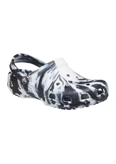 Big Kids Classic Marble Clogs
