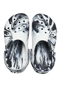 Big Kids Classic Marble Clogs