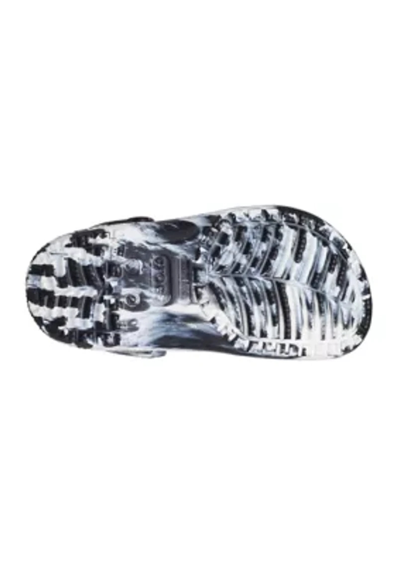 Big Kids Classic Marble Clogs