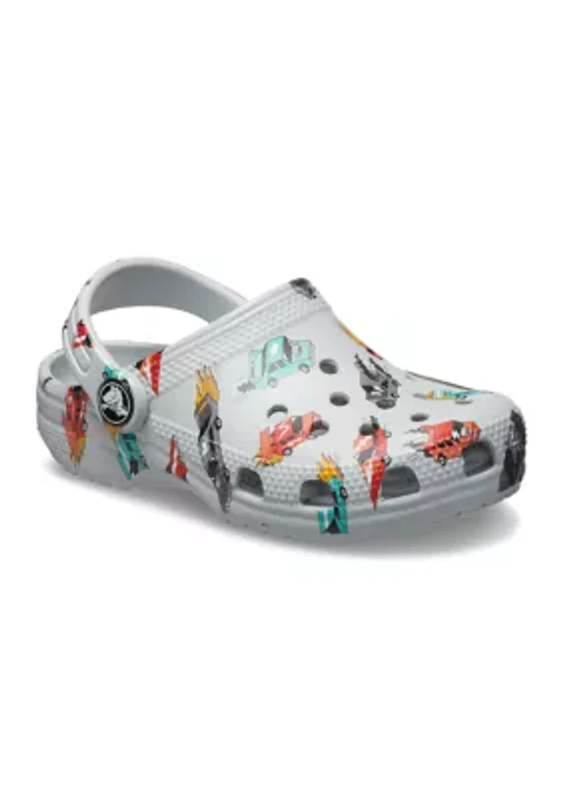 Toddler Boys Classic Race Car Clogs