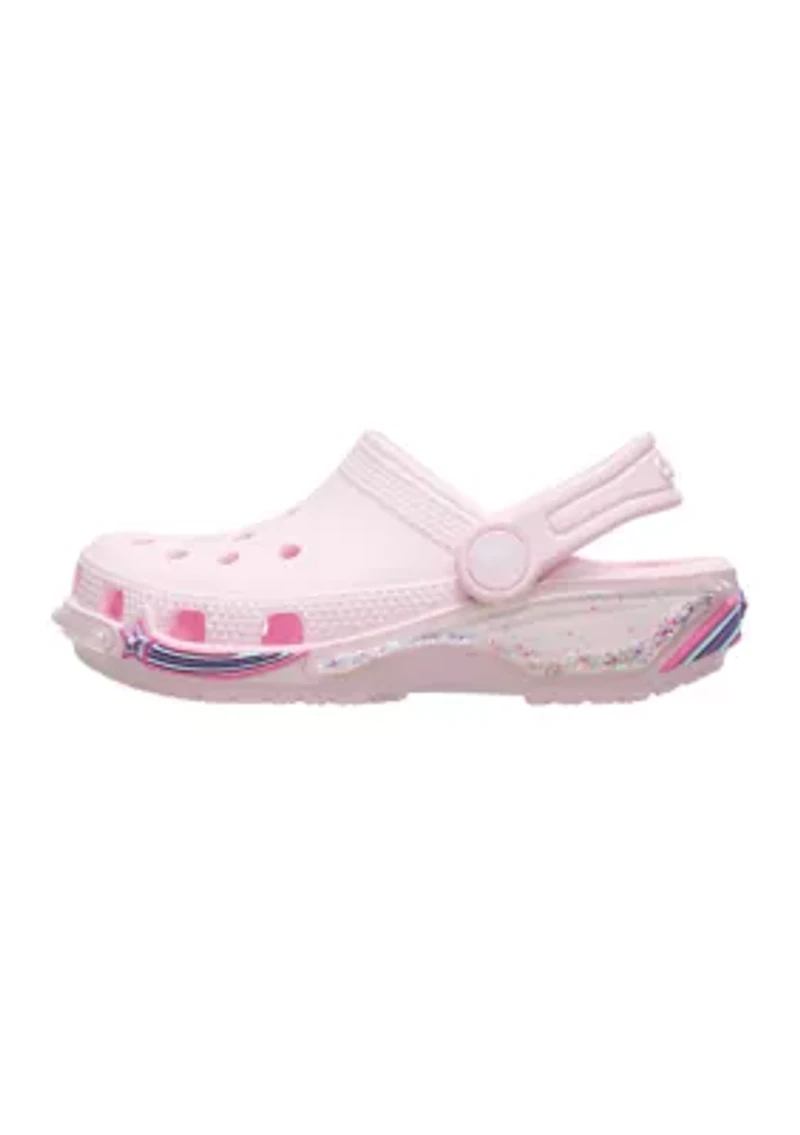 Little Kids Classic Star Sparkle Shaker Clogs