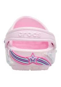 Little Kids Classic Star Sparkle Shaker Clogs