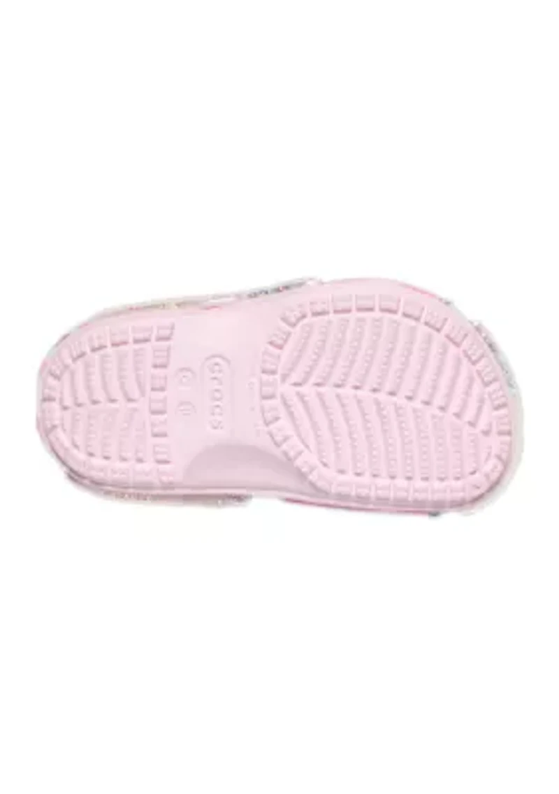 Little Kids Classic Star Sparkle Shaker Clogs