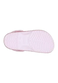 Little Kid Girls Glitter Classic Clogs