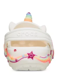 Toddler Girls Classic IAM Unicorn Clogs