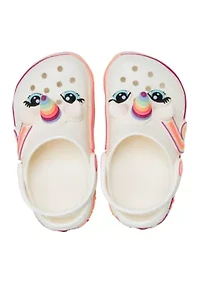 Toddler Girls Classic IAM Unicorn Clogs